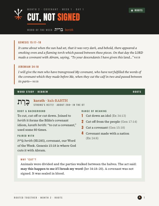 First page of Bound